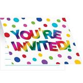 Rainbow Foil Invitation (8)