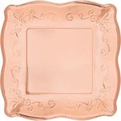 Rose Gold 7" Square Plate