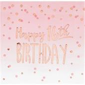 Rose All Day 16th Birthday Lunch Napkin (16)
