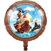 Treasure Island Pirate 18" Foil Balloon (1)