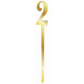 Mirror Cake Topper - Gold 2