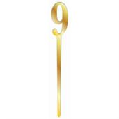 Mirror Cake Topper - Gold 9