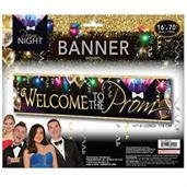 Welcome to the Prom Vinyl Banner