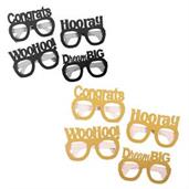 Black and Gold Grad Glasses (4)