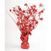 15" Starburst Balloon Weight Centerpiece - Red Ho
