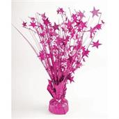 15" Starburst Balloon Weight Centerpiece - Hot Pin
