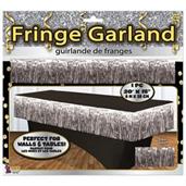 Silver Tinsel Fringle Garland