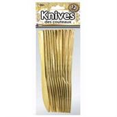 Gold Plated Knives 