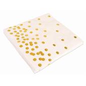 13" Gold Dot Paper Napkins