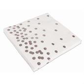 13" Silver Dot Paper Napkins