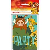 The Lion King Invitations