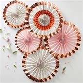 Ginger Ray Ditsy Floral Fan Decorations (5 Count)