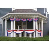 Patriotic Jumbo 25' Flag Bunting Banner