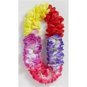 Super Deluxe Multi Color Flower Lei