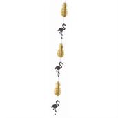 Luau Luxe Glitter Flamingo & Pineapple 6' String D