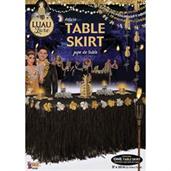 Luau Luxe Deluxe 9' x 30" Table Skirt