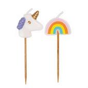 Unicorn & Rainbow Cake Picks
