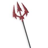 Pitchfork 48 Inches Long Plastic Staff Red Blades Disguise