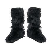 Fuzzy (Black) Child Boot Covers