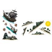 Pirate Ship & Island Wall Add-Ons