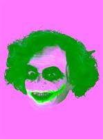 Batman Dark Knight Adult Joker 3/4 Vinyl Mask with Hair