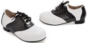 Saddle (Black/White) Child Shoes