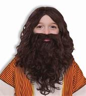 Biblical Wig and Beard Set Child