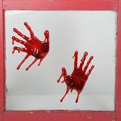 Bloody Hands 3D Splatz Clings