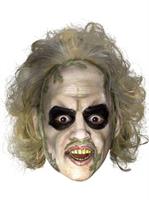 Beetlejuice Vinyl Mask with Hair (One Size)