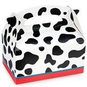 Cow Print Empty Favor Boxes 