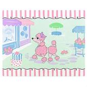 Pink Poodle in Paris Activity Placemats