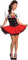 Secret Wishes Naval Pinup Adult Costume