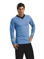 Star Trek Classic Blue Shirt Deluxe Adult Costume