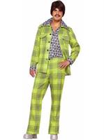 70s Plaid Leisure Suit Adult Costume