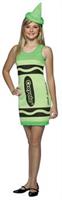 Screamin' Green Crayola Crayon Teen Costume