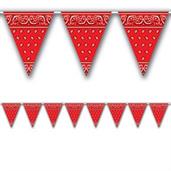 Bandana Pennant Banner 11" x 12"