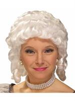 Women's Colonial Adult Wig (White)