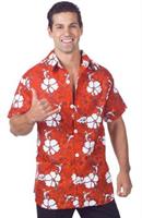 Red Hawaiian Shirt Adult Costume