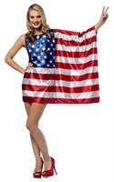 USA Flag Dress For Adults