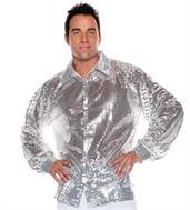 Silver Sequin Shirt Adult