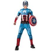 Avengers Assemble Deluxe Captain America Child Costume