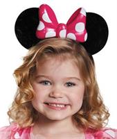 Pink Minnie Mouse Light Up Child Ears Headband