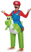 Super Mario Bros: Ride a Yoshi Inflatable Child Costume