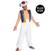 Super Mario: Toad Deluxe Adult Costume Plus