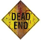 Dead End Metal Sign