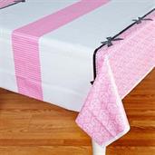 Paris Damask Plastic Tablecover 54" H x 108" W
