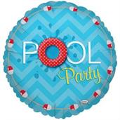 Splashin' Pool Party Foil Balloon 18" 