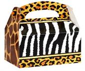 Safari Animal Adventure Empty Favor Boxes 