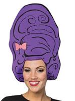 Cartoon Wig - Beehive Purple