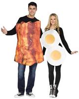 Bacon and Eggs Adult Couples Costume